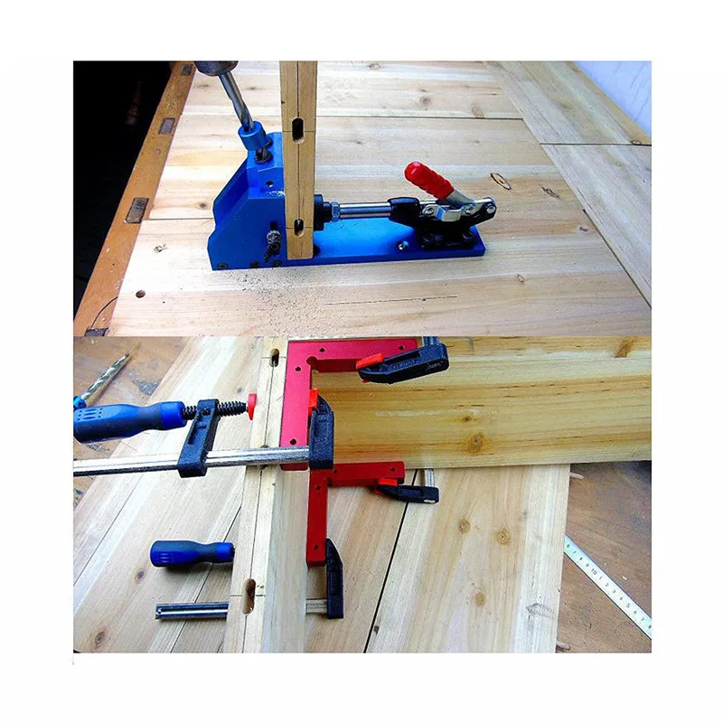 Карманный Набор для зажима отверстий мини направляющая дрели с шаговым сверлом 9