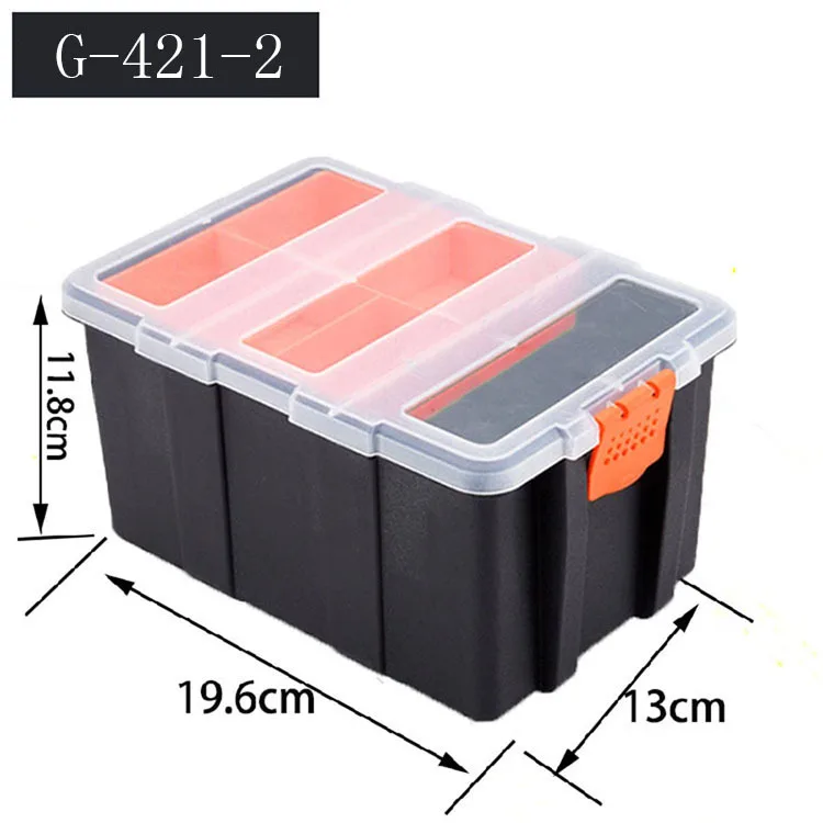 

4Pc/set Tool Case Components box Plastic Parts Combined Transparent Screw Containers Storage Case Hardware accessories tool box