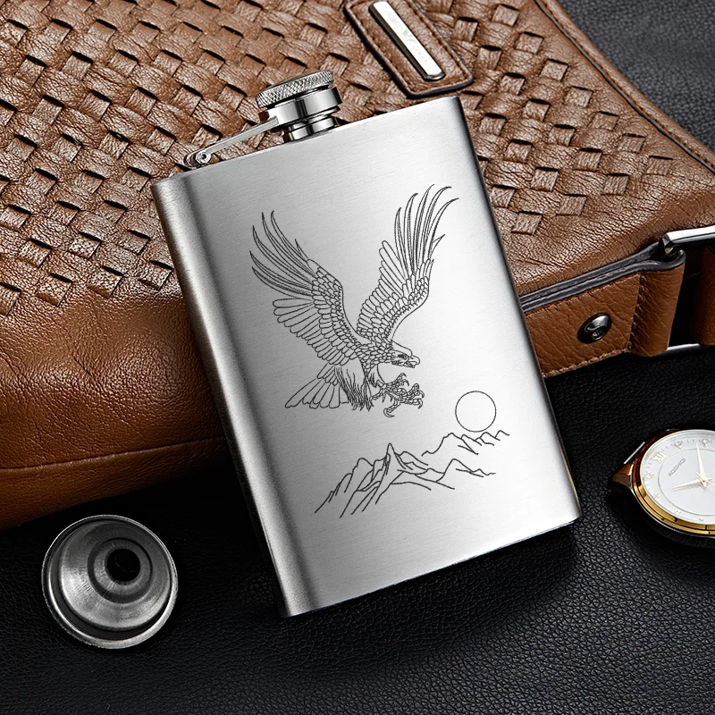 

Mini Portable Hip Flask Stainless Steel Flagon Whiskey Wine Pot Alcohol Hip Flask Bottle with Cup Funnel Alcool Drinkware AB50JH