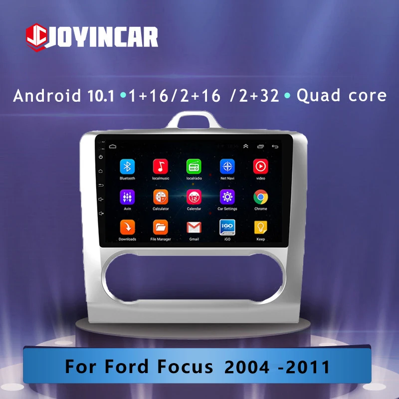

Android 10,1 автомобильный MP5 плеер для Ford Focus 2004-2011 с Gps радио Bluetooth 2 грамма 32 грамма карта головное устройство Wifi камера