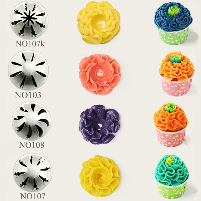 Русский фонарь Крем Цветок Обледенение советы по украшению глазурью 304