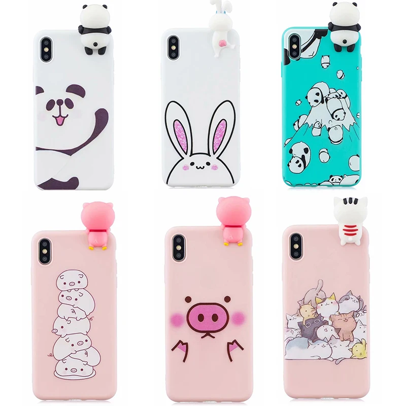 3D Cartoon Silicone shell case for Samsung A6 A7 A8 A9 J4 J6 Plus 2018 S10 A10 A20 A30 A40 A50 A70 A20E M10 M20 |
