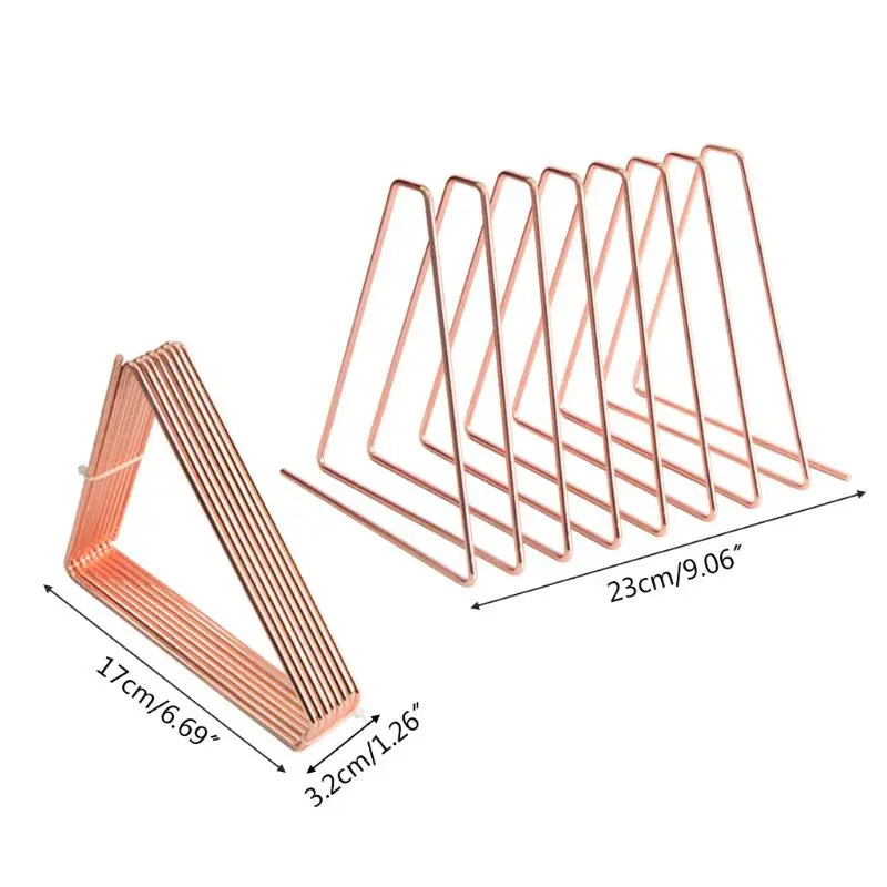 

New Flexible Bookend Metal Book Holder Desktop Organizer Support Stand Shelf Rack qyh