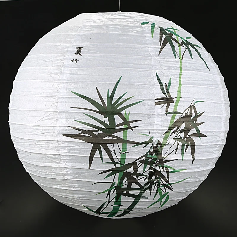 Promotion! 35cm Lamp Shade Paper Lantern Oriental Style Light Decoration Bamboo | Лампы и освещение
