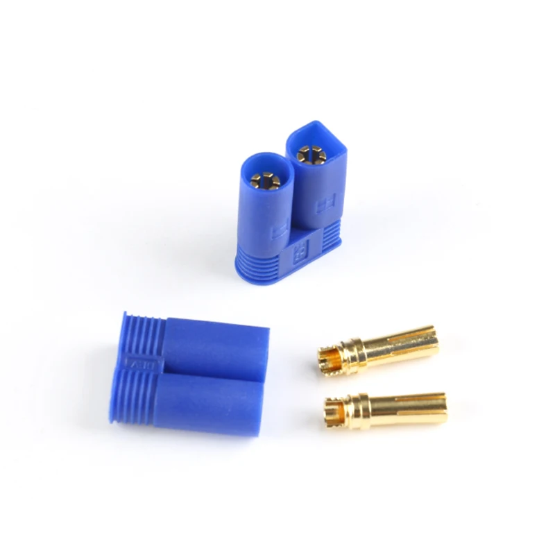 1 пар/лот EC5 разъем 5 мм Bullet коннектор 10A RC LiPo батарея зарядный адаптер M/F Разъем для
