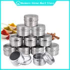 Магнитный горшок для приправ, видимые банки для специй из нержавеющей стали с настенным креплением, пылезащитный фотогоршок, набор контейнеров