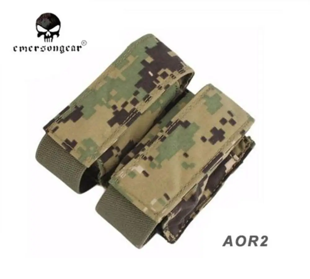 Emersongear LBT Стиль 40 мм двойной мешок боевой Molle подсумок AOR2 EM6366|double pouch|gear pouchaor2 pouch |