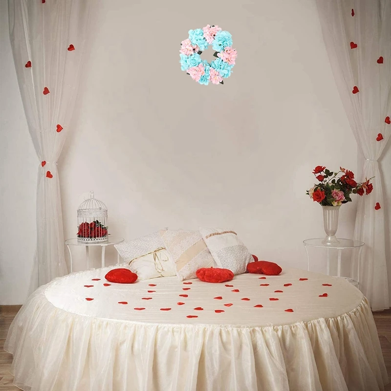 Гортензии искусственный венок для передней двери дома и сада дом стены окна