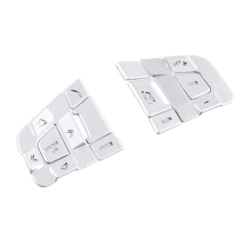 

for Land Rover Discovery Sport 2015-2019 Aluminum Alloy Car Steering Wheel Button Frame Sticker Cover