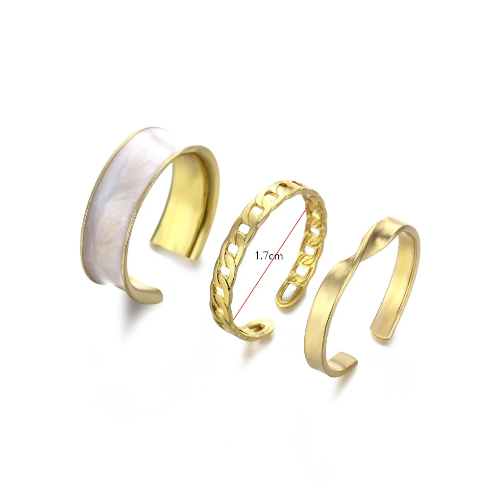 

Trend Ins Fashion Simple Design anillos Vintage Joint Rings Sets for Women Jewelry Korean Version Joint Rings