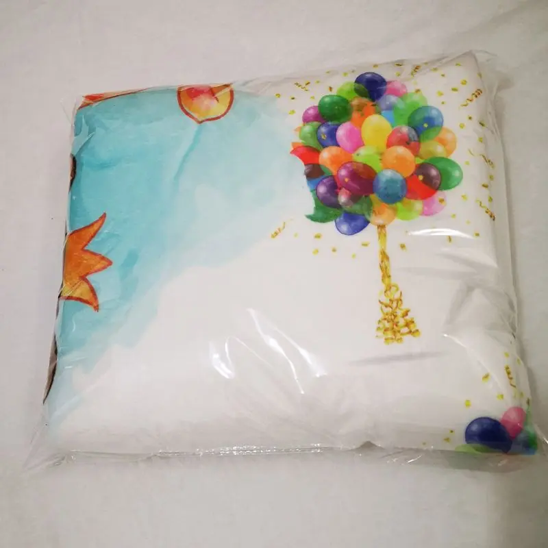 

Baby Monthly Record Growth Milestone Blanket Newborn Cartoon Animal Pattern Photography Props Photo Creative Background Cloth In