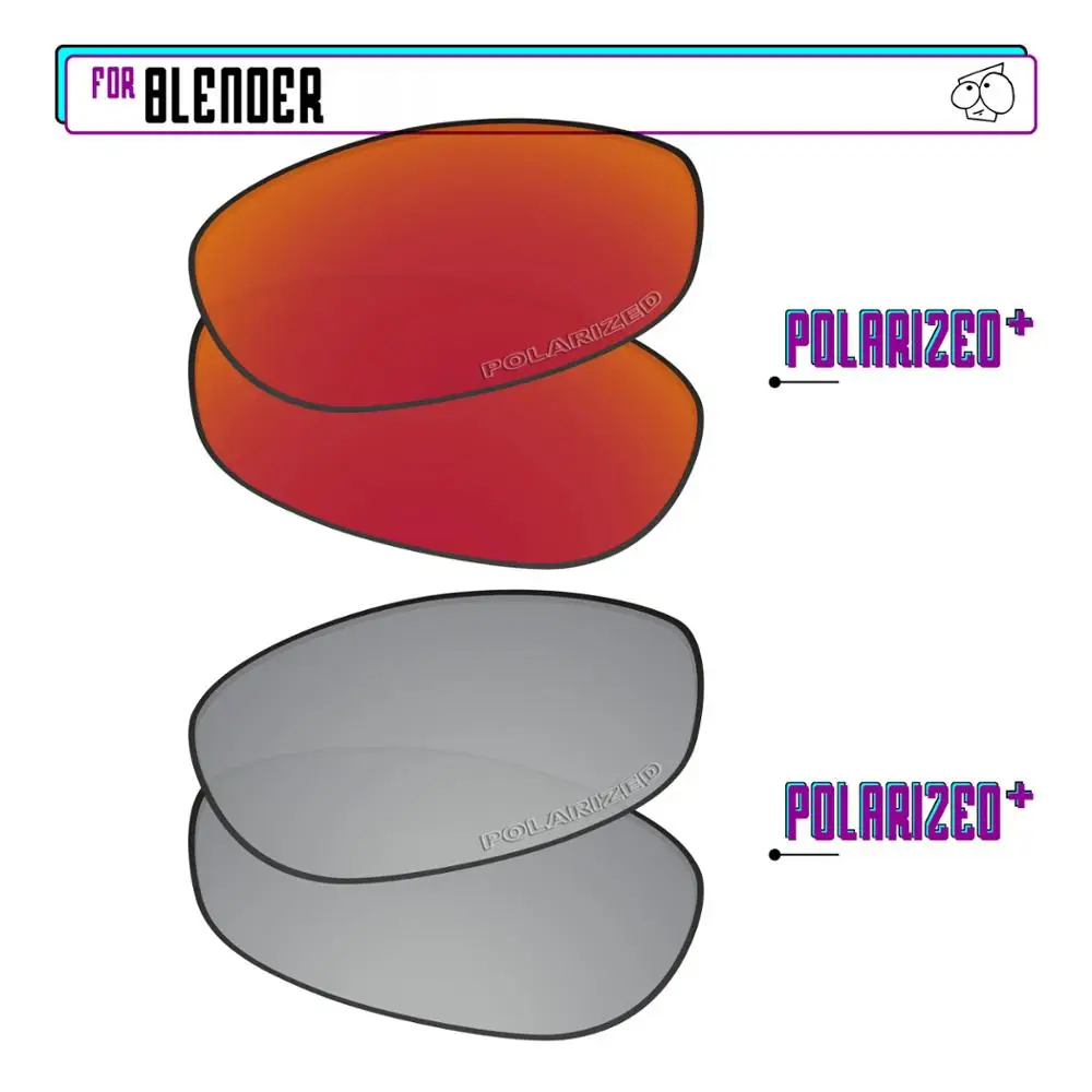 

Поляризованные Сменные линзы EZReplace для солнцезащитных очков Oakley-Sir P Plus-RedP Plus