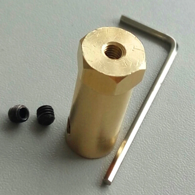 10 шт. шестиугольная латунная длина муфты 30 мм шестигранный разъем робот