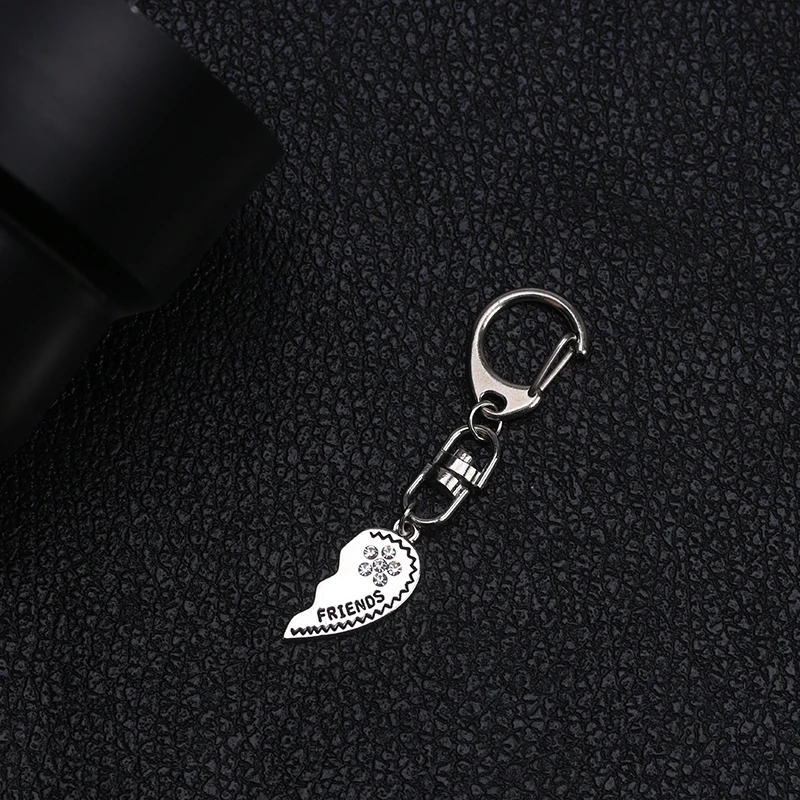 Брелок сделай сам для женщин и девушек подвеска-пазл в форме сердца с кристаллами