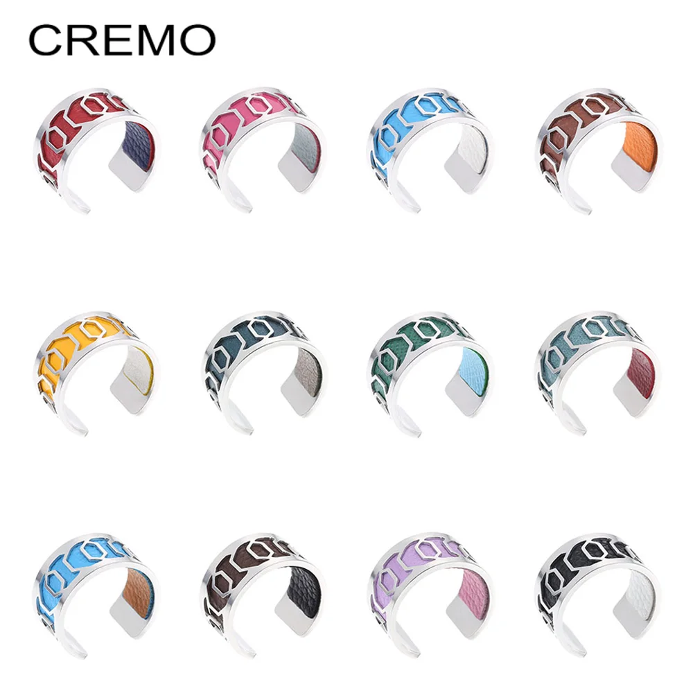 Регулируемое французское женское кольцо Cremo Подарочная манжета Открытое из