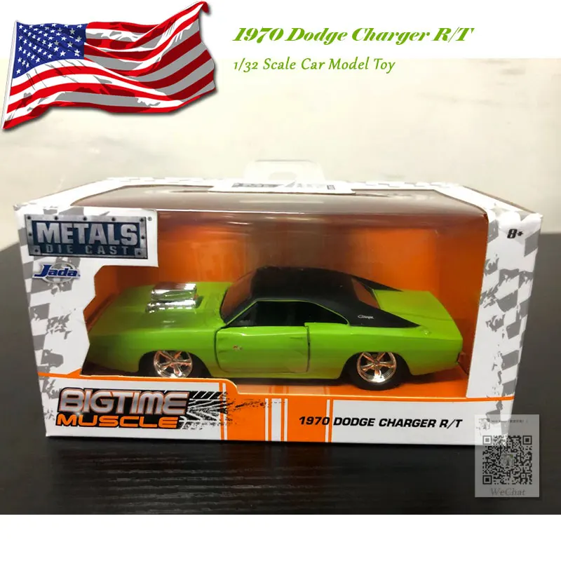 1970 DODGE CHARGER JADA 1/32 масштаб Плимут GTX, тойота Супра, ниссан R34, Dodge зарядное устройство, HONDA S2000, Mitsubishi Eclipse литая металлическая модель автомобиля игрушка - Цвет: 1970 DODGE CHARGER