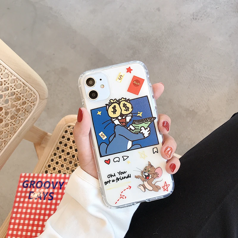 Забавный чехол для телефона с богатым котом iphone 11 Pro Max 7 8 plus задняя крышка X XR XS