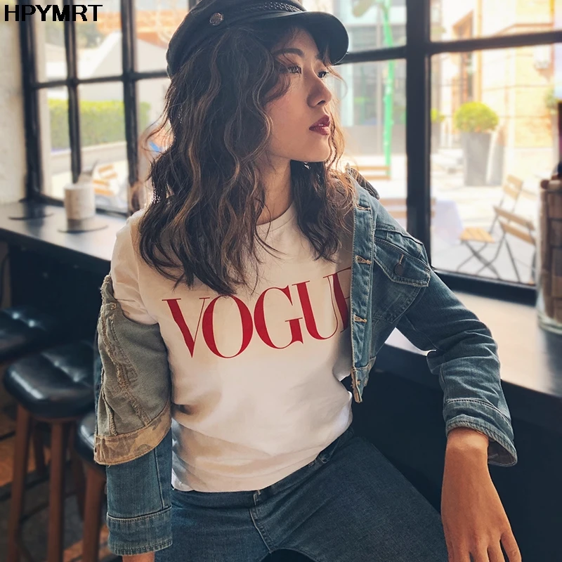 Женская футболка новинка 2020 летняя Винтажная с буквенным принтом Harajuku Модная
