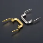 10 шт.лот мини ручки встроенные ручки Золотыесеребряные ручки с ножками винтажная деревянная Подарочная Коробка Футляр для ювелирных изделий из сплава 20x10 мм Декор