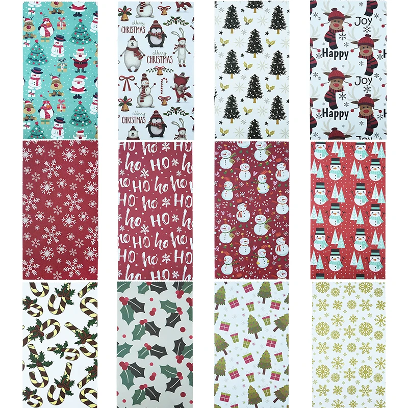 23 см рождественские подарочные пакеты большие товары торт Снэк конфеты упаковка