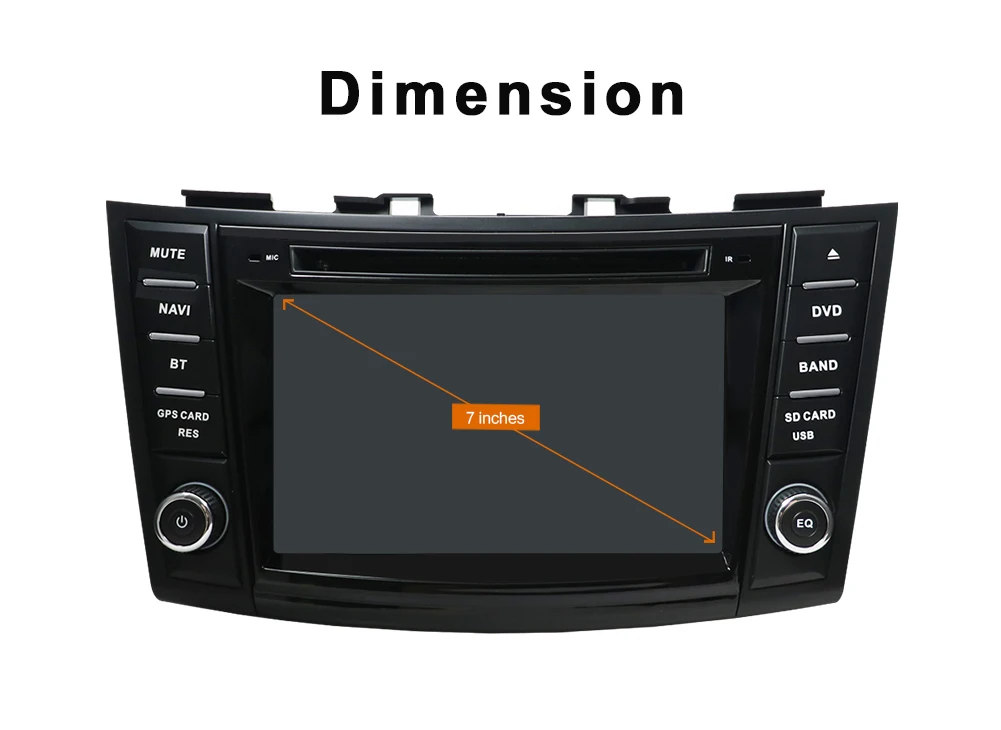 Автомагнитола DSP мультимедийный видеоплеер GPS навигация для Suzuki Swift 2011 2018 Android 10 0 2