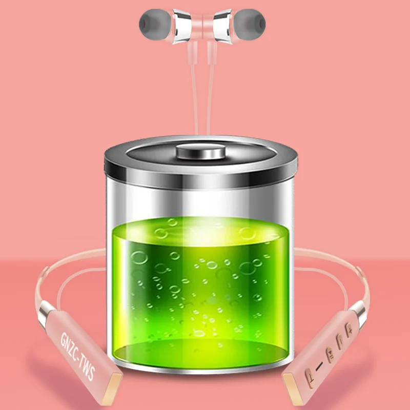 

Wireless bluetooth headset 9D surround sound sports headset couple headset G2