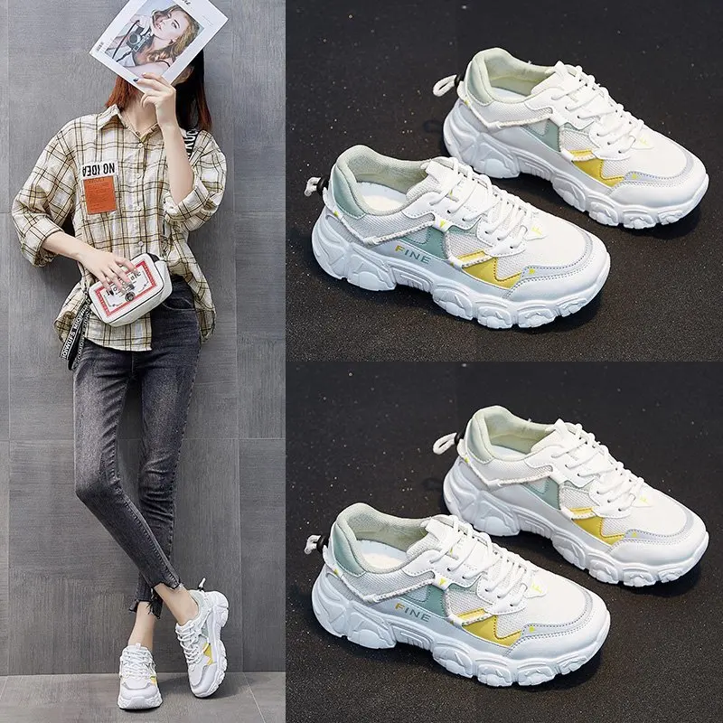 

Женские кроссовки на платформе, повседневные, с кошачьей когтеточкой, на платформе, для весны и лета, X299, 2020