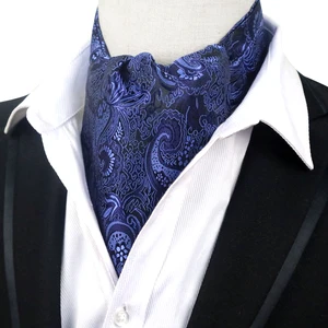 Галстук YISHLINE мужской, из 100% шелка, фиолетовый, черный, красный, с цветочным узором