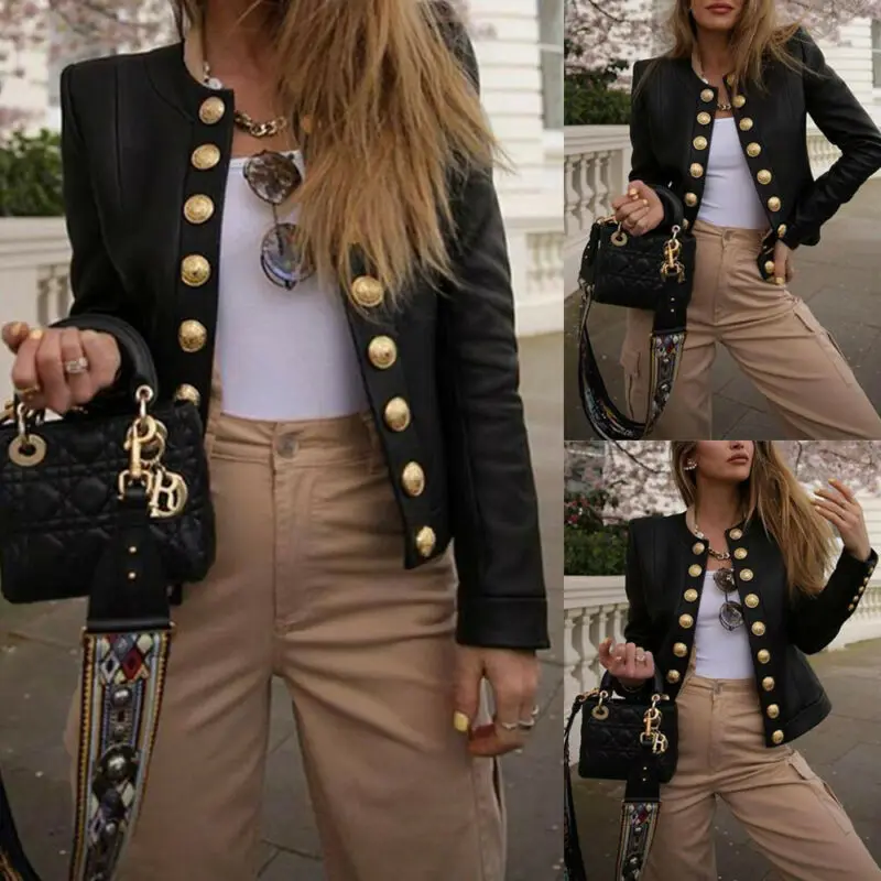 

Зимний женский Блейзер, облегающая куртка, повседневное женское пальто, верхняя одежда, топы