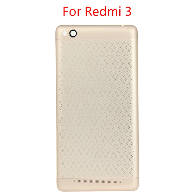 Совершенно для Xiaomi Redmi 3S 3 крышка батареи средняя панель Замена для Xiaomi Redmi 3 задняя дверь корпус