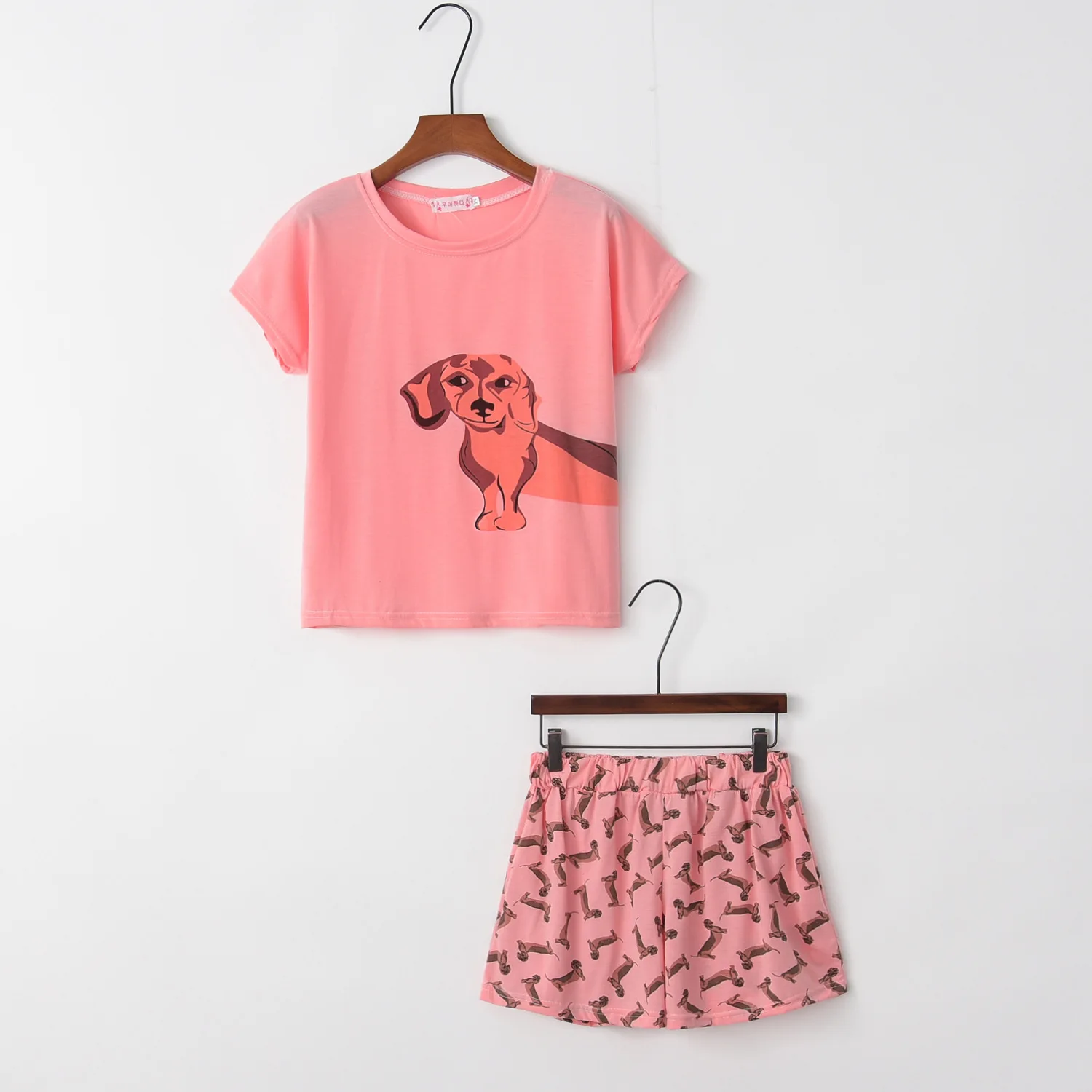 Женский спортивный костюм из двух предметов модный с принтом животных 2020| |