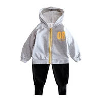 new autumn baby boys girls clothes children hooded jacket t shirt pants 3pcssets toddler fashion sports costume kids tracksuits