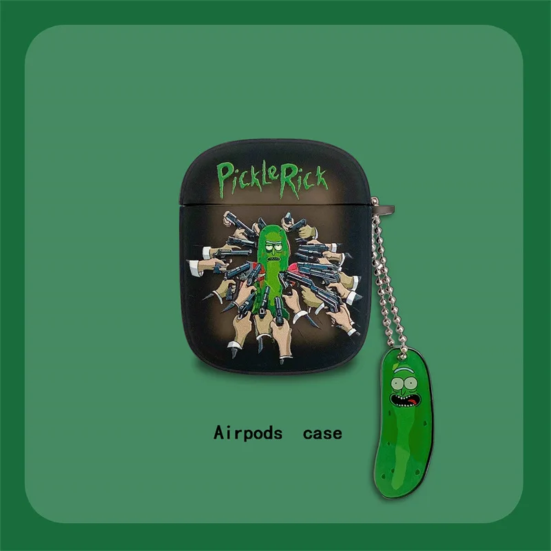 

Spoof Cartoon Rick Cucumber 2021 AirPods 3 Case Apple AirPods 2 Case Cover AirPods Pro Case IPhone Earphone Accessories