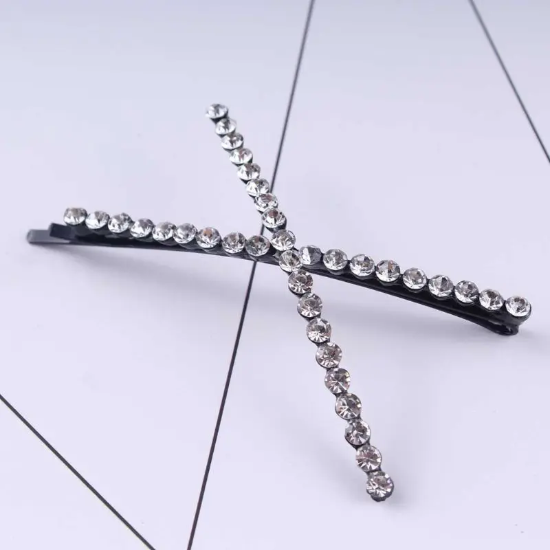 21 стиль женская заколка со стразами ручной работы заглавные буквы для волос с