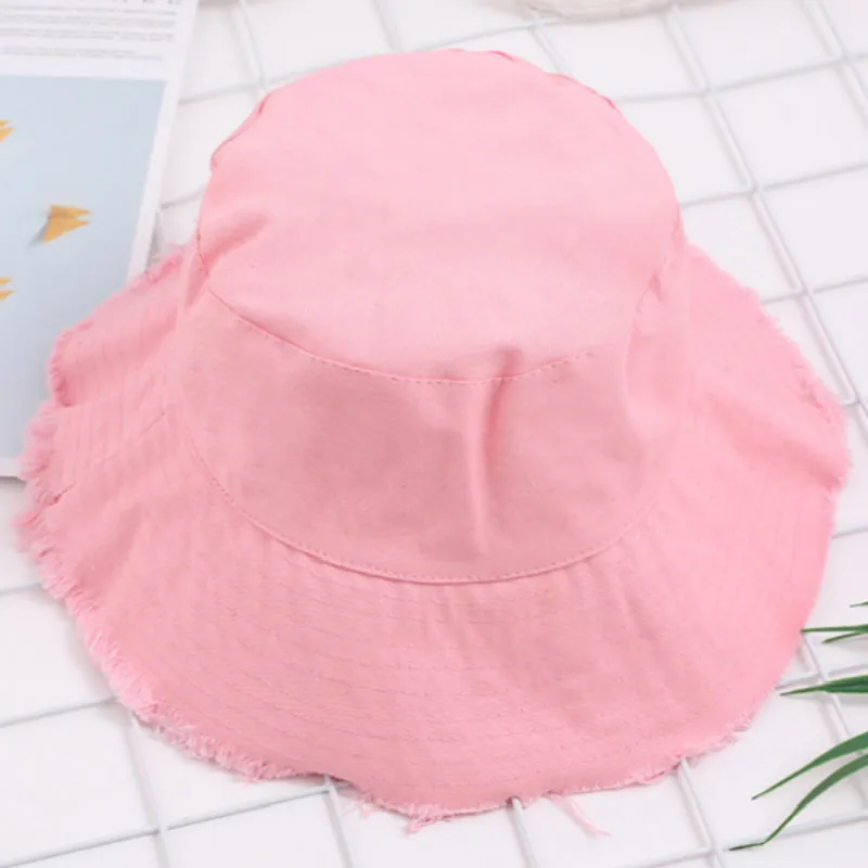 Панама женская хлопковая в стиле хип-хоп с широкими полями |