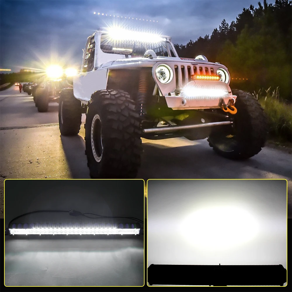 Светодиодный светильник CO LIGHT Super Slim 12D 8 дюймов 20 32 дюйма точечный прожектор 60 Вт 180