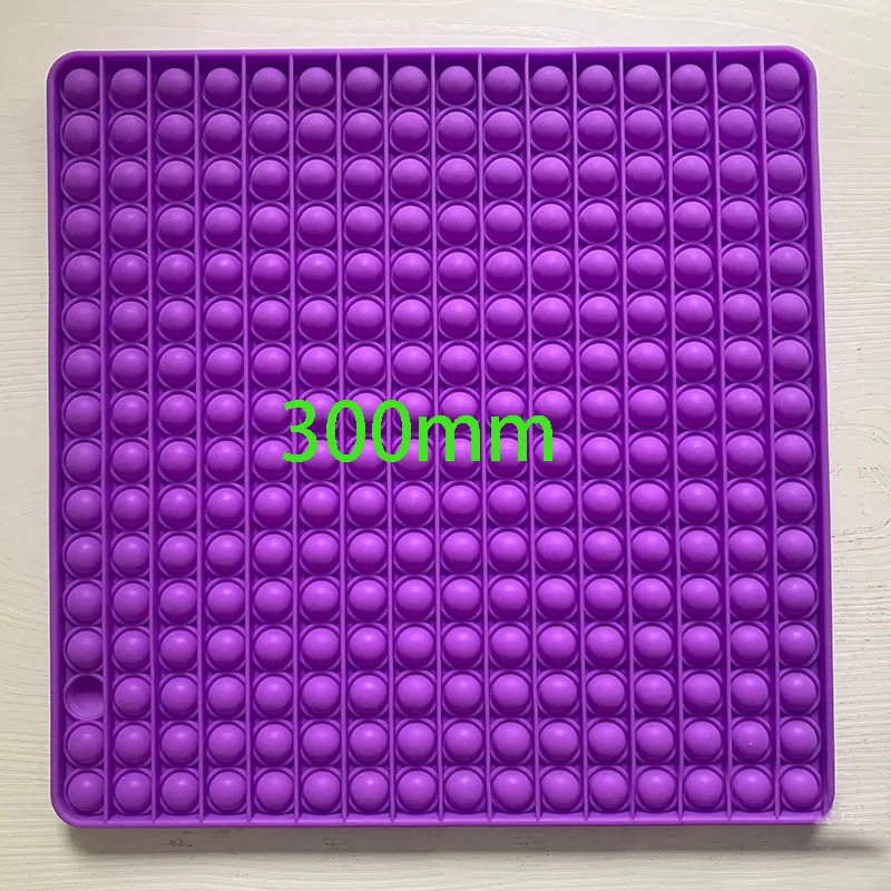 

2021 Super BIG SIZE 30cm Fidget Toys Square Antistress Toy Push Bubble Figet Sensory Squishy Jouet Pour Autiste For Kids msxf