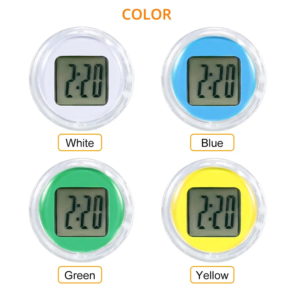 1 шт. водонепроницаемые компактные часы для мотоцикла на клейкой основе|Часы| |