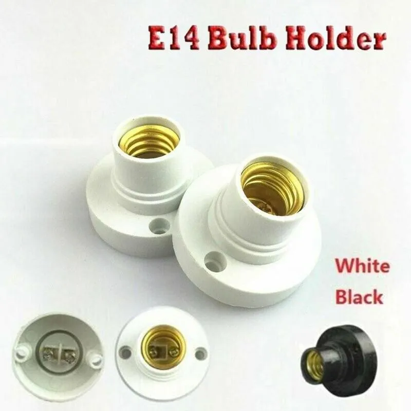 E14 Flat Base Lamp Holder Conversion Large Screw To Small Flame Retardant | Лампы и освещение