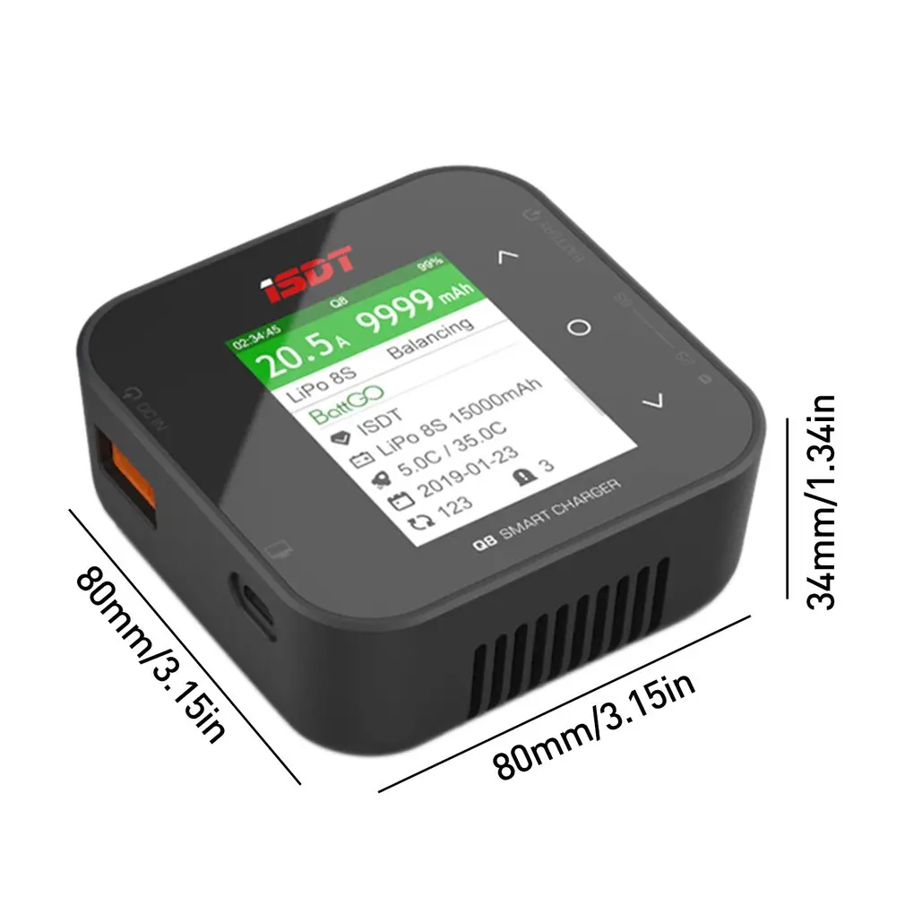 

Q8 MAX 1000W 30A / Q8 500W 20A 2-8S / Q6 Nano 200W 8A 1-6S Battery Balance Charger For Lilon LiPo LiHV NiMH Pb RC Models