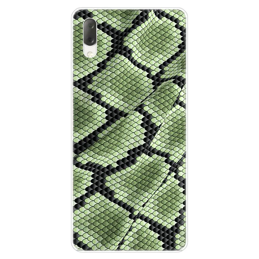 005 Леопардовый принт змеиной кожи жесткий чехол для Sony Xperia L1 L2 L3 X XA XA1 XA2 XA3 ультра 10 плюс E5 XZ XZ1 XZ2 компактный XZ3 XZ5 2 20 - Цвет: 005