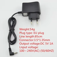 ac 100 240v dc 5v 1a universal charger power supply adapter converter for mini led strip laser light lamp eu lighting adaptador