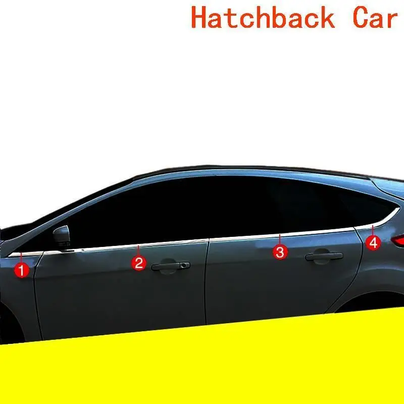 Хромированное декоративное Автомобильное Зеркало для окна внешняя отделка