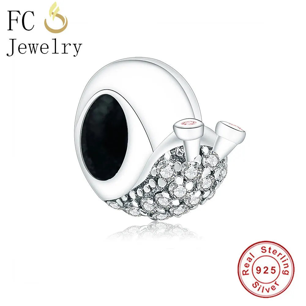 FC ювелирное изделие, браслет Pandora, 925 серебро, мультяшное животное, мини мышка, розовый цвет, эмаль, бисер, изготовление, Берлок - Цвет: FC0109