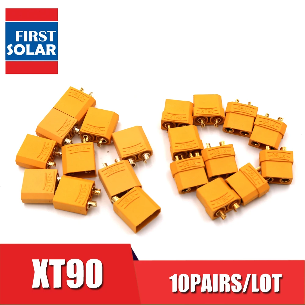 10 пар/лот XT 90 A макс Квадрокоптер Мультикоптер разъемы Пуля разъем RC Lipo батарея xt