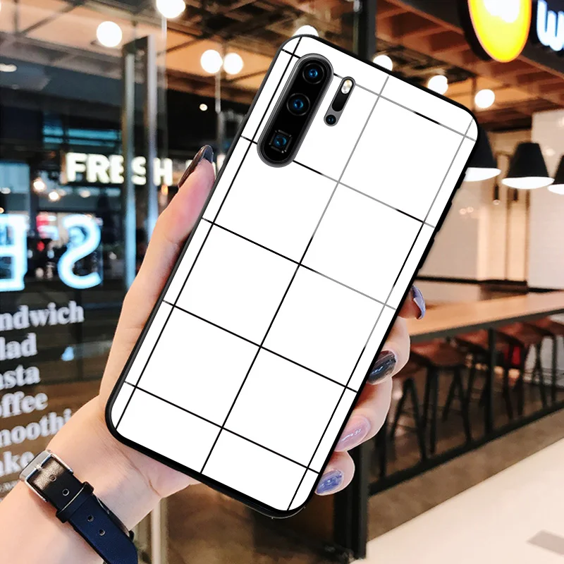 Чехол для Huawei Y9 2019 с мультяшным рисунком из закаленного стекла задняя крышка
