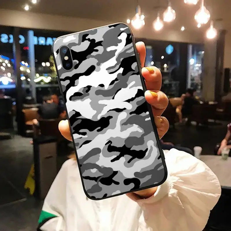 

Camouflage Military Camo fashion pattern luxury Phone Case shell for iPhone 11 12 pro XS MAX 8 7 6 6S Plus X 5S SE 2020 XR