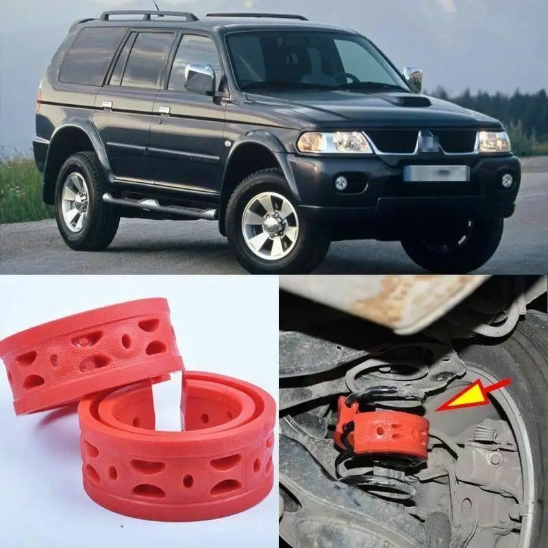 2 шт. красная задняя фрижевая подушка для Mitsubishi Pajero|Детали амортизаторов| |