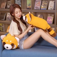 6080cm high quality raccoon plush animal toy pillow is a birthday wedding bridesmaid gift for children and boyfriends and girlf