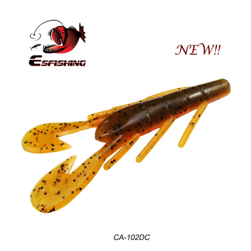 Esfishing приманки новые Vibe Craw 85 мм 6 г 8 шт. рыболовные приманки мягкие приманки Leurre soule Карп рыболовные аксессуары - Цвет: CA102DC